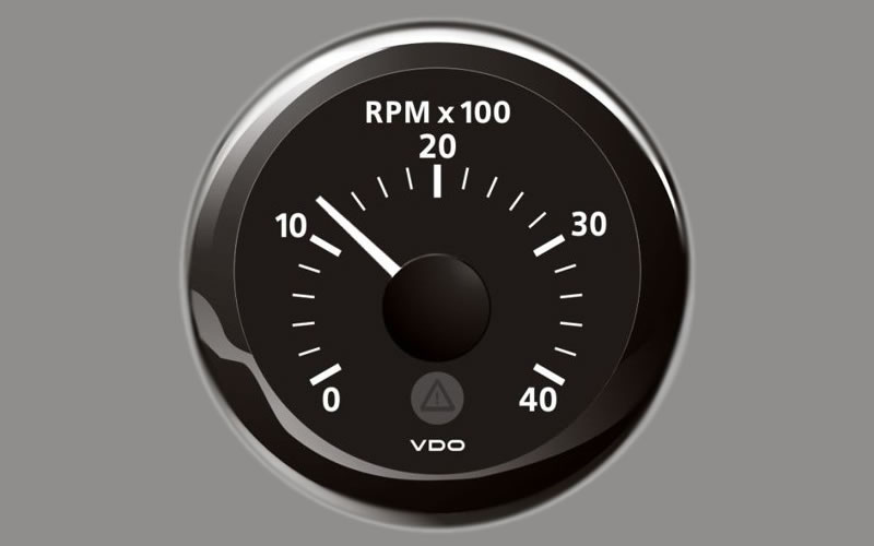 Marine Tachometer Gauge 4000 RPM